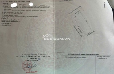 Bán đất GÓC 2MT đường Đà Sơn 3 và Đà Sơn 7 - Gần trường ĐH Duy Tân